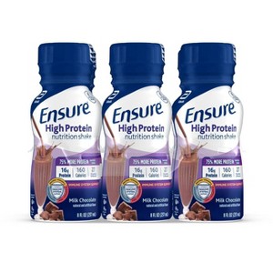 Ensure High Protein Shake - Milk Chocolate - 6ct/48 fl oz - 1 of 4