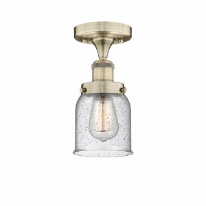 Bell - 1 Light Semi-Flush Mount In Industrial Style-8.25 Inches Tall and 6.5 Inches Wide - 1 of 1