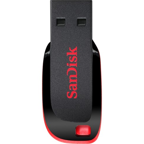 ækvator krans Spændende Sandisk Cruzer Blade Usb Flash Drive - 64 Gb - Usb 2.0 - Black, Red - 2  Year Warranty : Target