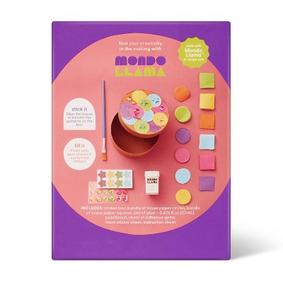 Mondo Llama - Brandclub - Decoupage Trinket Box Craft Kit- Mondo