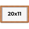 PosterPalooza | Classic Brown Picture Frame - UV Acrylic, Backing Board, Hanging Hardware Included - 2 of 4