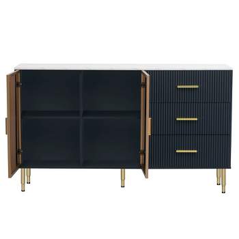 Modern Sideboard Buffet Cabinets Large Storage Space Multifunctional Storage Cabinet for Dining Living Room Entryway