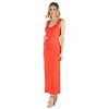 24seven Comfort Apparel Maternity Scoop Neck Maxi Dress - 2 of 4