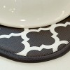 Attop Absorbent, Reversible XL Microfiber Dish Drying Mat for Kitchen, 18 Inch x 24 Inch, Pewter Gray Trellis - 3 of 4