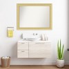Amanti Art Sophia Non-Beveled Framed Bathroom Vanity Wall Mirror - 4 of 4