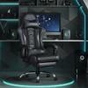 Yaheetech Adjustable Gaming Chair with Footrest and Lumbar Support - 2 of 4