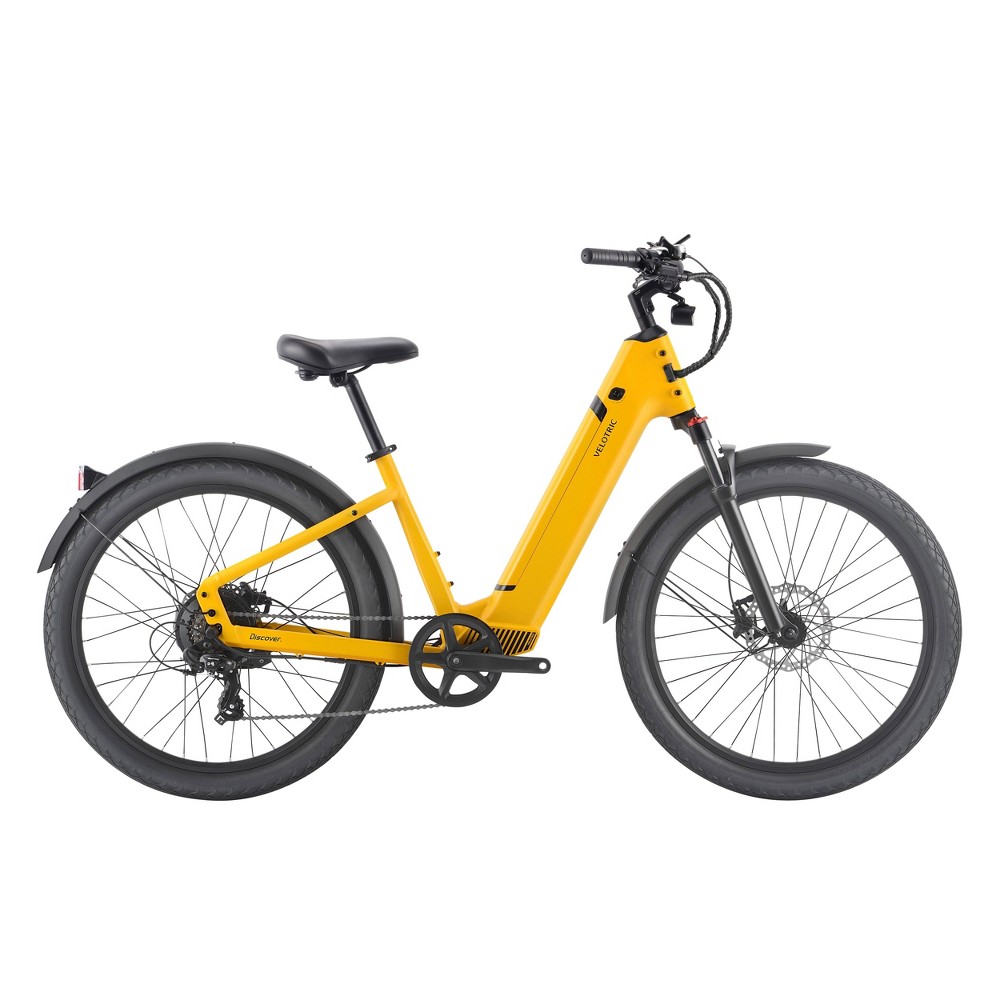 Photos - Other for Motorcycles A&D Velotric Adult Discover 1 Plus 26" Step-Through Commuter Electric Cruiser Bike - Mango 