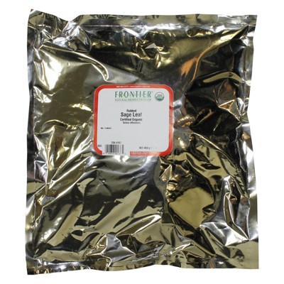 Frontier Co-Op Sage Leaf Organic Rubbed - 1 lb