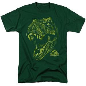 Jurassic Park Rex Mount Adult T-Shirt - 1 of 4