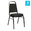 Flash Furniture 4 Pack HERCULES Series Trapezoidal Back Stacking Banquet Chair - 2 of 4