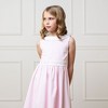 Hope & Henry Heirloom Girls'  Round Collar Sateen Party Dress with Embroidered Sash, Toddler - 3 of 4