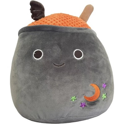 12-Inch Squishmallows Morrison the Cauldron Plush – Soft Halloween Collectible by Kellytoy, Ultra-Squishy Spooky Cauldron with Witch Hat