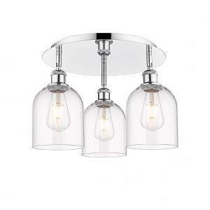 Bella - 3 Light Flush Mount In Industrial Style-10.5 Inches Tall and 17.25 Inches Wide - 1 of 1