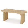 Lirago 62.2" Modern Simple Office Desk Wood Grain Rectangular Computer Table Spacious Sturdy Workstation with Non-Slip Pads Easy Assembly Brown - 3 of 4