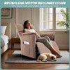 Recliner Chair, PU Leather Reclining Sofa with Lumbar Support,Home Theater Seating with Padded Seat Backrest, Comfy Lounge Chair for Living Room - 2 of 4