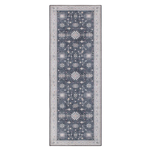 Collections Etc Bordered Chenille Rug : Target