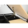 Racxily adjustable drawing drafting table desk with 2 drawers for home office and school with stool - 2 of 4