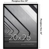 Americanflat 20x26 Picture Frame with Polished Plexiglass - Streamline Collection - Thin Border Picture Frame for Wall Display - Black - 2 of 4