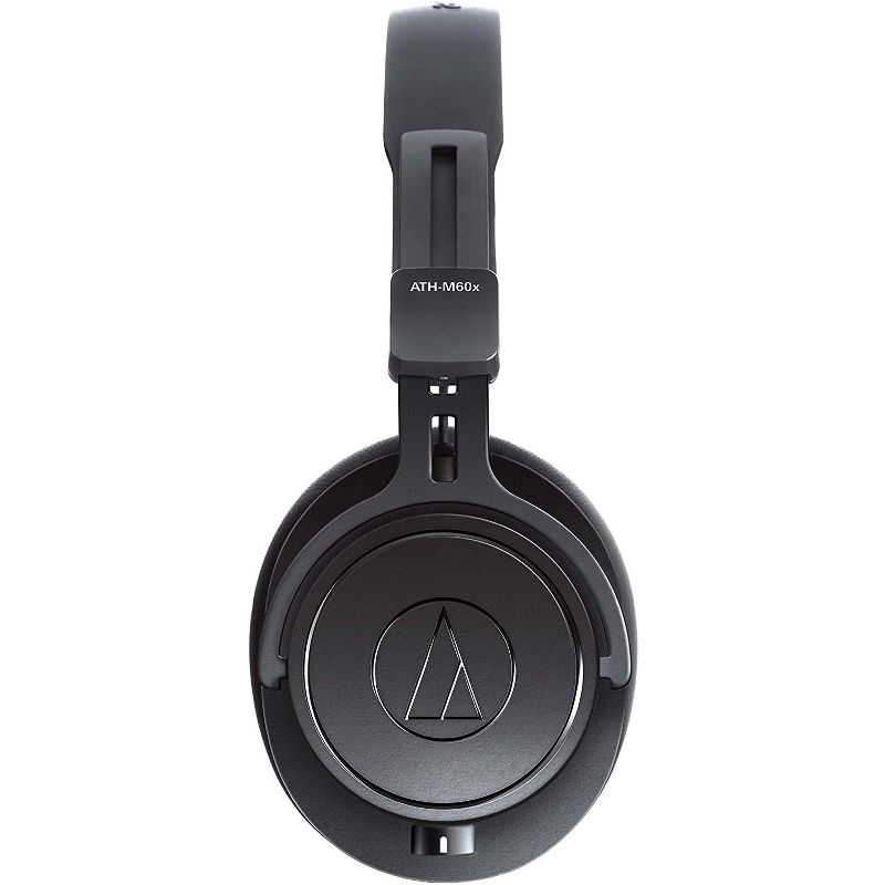 Audio-Technica ATH-M60X On-Ear Closed-Back Dynamic Professional Studio Monitor Headphones, 3 of 6