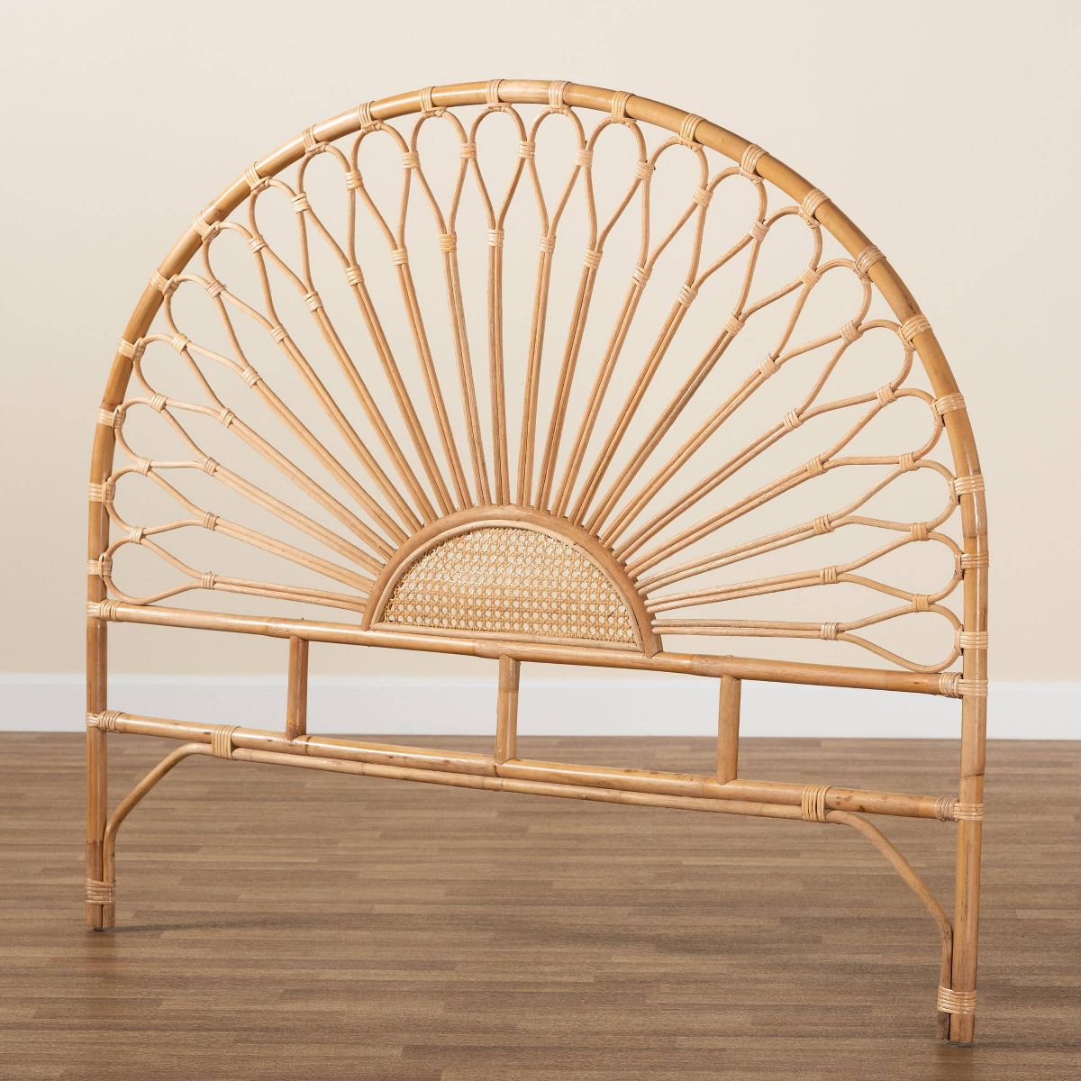 Perenna Natural Rattan Headboard Brown - bali & pari - thumbnail 7