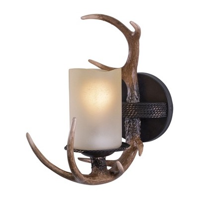 Vaxcel Yoho 1 - Light Sconce in  Black Walnut