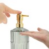Unique Bargains Cylinder Texture Soap Dispenser 1 Pc - 3 of 4