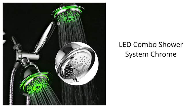 Led Combo Shower System Chrome - PowerSpa, 2 of 10, play video