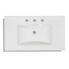 Saint Birch Ceramic Single Bathroom Vanity Top With Sink 3 Hole - 2 of 4
