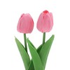 Unique Bargains Artificial Plants Tulip Plastic 3.15"x3.15"x9.84" 1 Pcs - 4 of 4