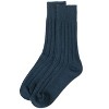 Memoi Women's Soft & Snug Crew Sock Reflecting Pond One Size - 3 of 4