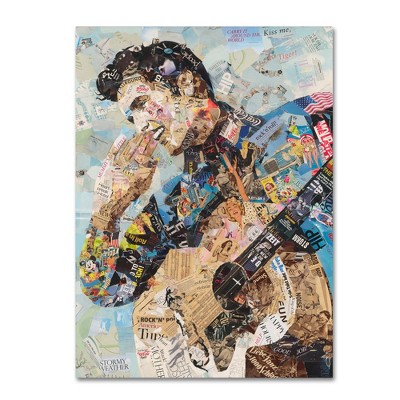 Elvis Presley Collage 18'' x 24'' Canvas Art