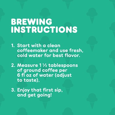 Dunkin' Mint Chip Flavored Dark Roast Ground Coffee - 11oz