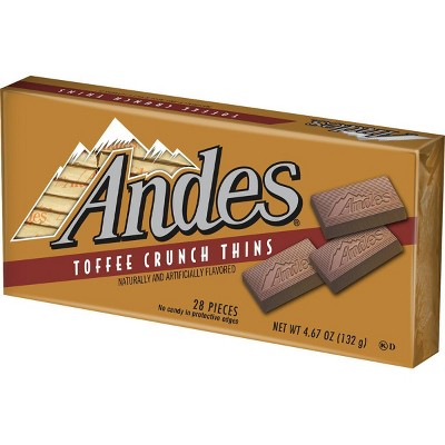 Andes Holiday Toffee Crunch Thins Chocolates - 4.67oz