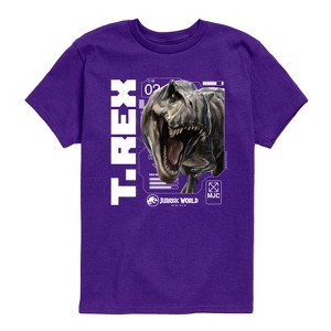 Boys' - Jurassic World: Rebirth - Trex Short Sleeve Graphic T-Shirt - 1 of 3