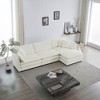 NicBex Chenille Fabric Modular Sectional Sofa Large L-Shaped Upholstered Sofa with Reversible Ottoman for Living Room,Apartment - 2 of 4
