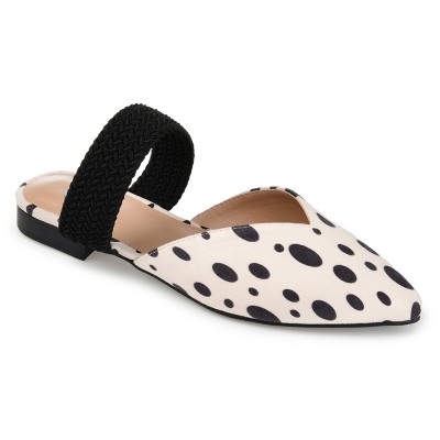 Journee Collection Womens Roxeene Slip On Pointed Toe Mules Flats