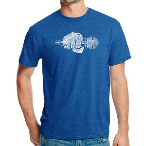 LA Pop Art 90's Rappers - Men's Premium Blend Word Art T-Shirt - 1 of 4