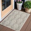 Silver Moroccan Indoor Outdoor Area Rug - 2 of 4