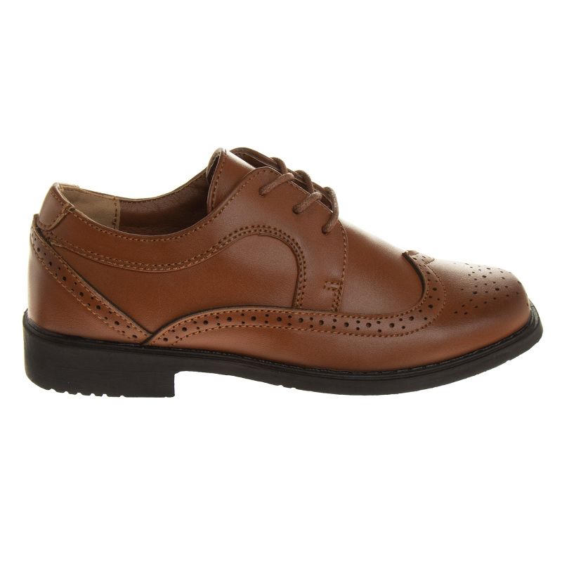 Josmo Boys Wingtip Oxford Lace Up Dress Shoes (Little Kid/ Big Kid Sizes), 2 of 8