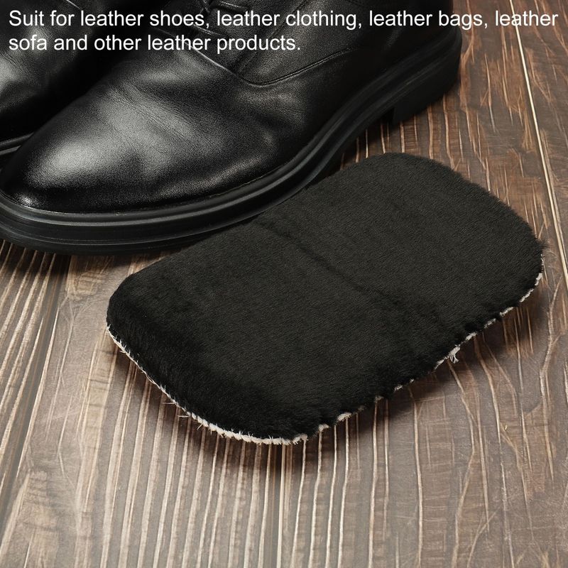 Unique Bargains Leather Boots Shoes Polishing Cleaning Gloves 2 Pcs, 5 of 6