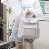 Wikineon Roomy Large-Capacity Grey Backpack: Spacious Design with Multiple Compartments for Organizing Laptops, Books, and Daily Essentials - 3 of 4
