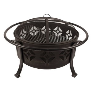 Pleasant Hearth Sunderland Deep Bowl Fire Pit - 1 of 4