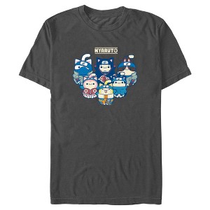 Men's Naruto Nyaruto Classic Poses T-Shirt - 1 of 4