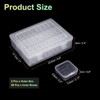 Unique Bargains PP Bead Craft Jewelry Storage Organizing Boxes with Hinged Lid 8.9" x 7" - 2 of 4