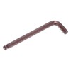 Unique Bargains S2 Steel Rust-Proof L-Shape Long Arm Ball End Hex Key Wrench Red - 3 of 3