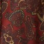 deep burgundy paisley
