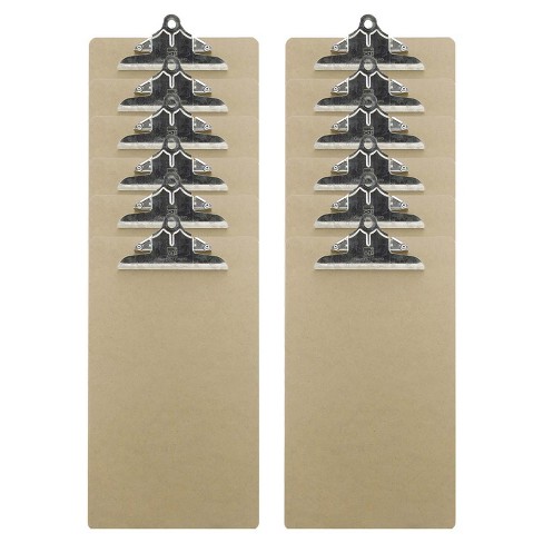 Juvale 2 Pack Extra Large 11x17 Clipboards with Low-Profile Clip, Vertical and Landscape Horizontal