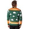 Seven Times Six Dragon Ball Z Men's Kid Goku On Cloud Nimbus Ugly Christmas Sweater Pullover Green - 2 of 4