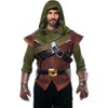 Joyfy Halloween Costume for Men Robin Hood, Renaissance Leather Robin Outfit Set for Adults Halloween Role Play Dress Up Parties - 3 of 4