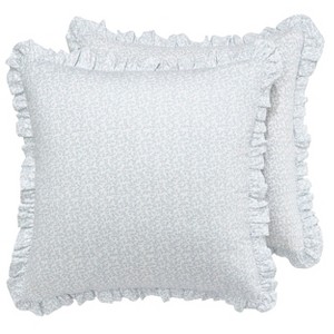 Laura Ashley Euro Chloe Sham Set Blue - 1 of 4
